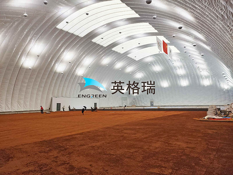 誰懂啊！氣膜網(wǎng)球館搭建居然這么省心？球友速碼！